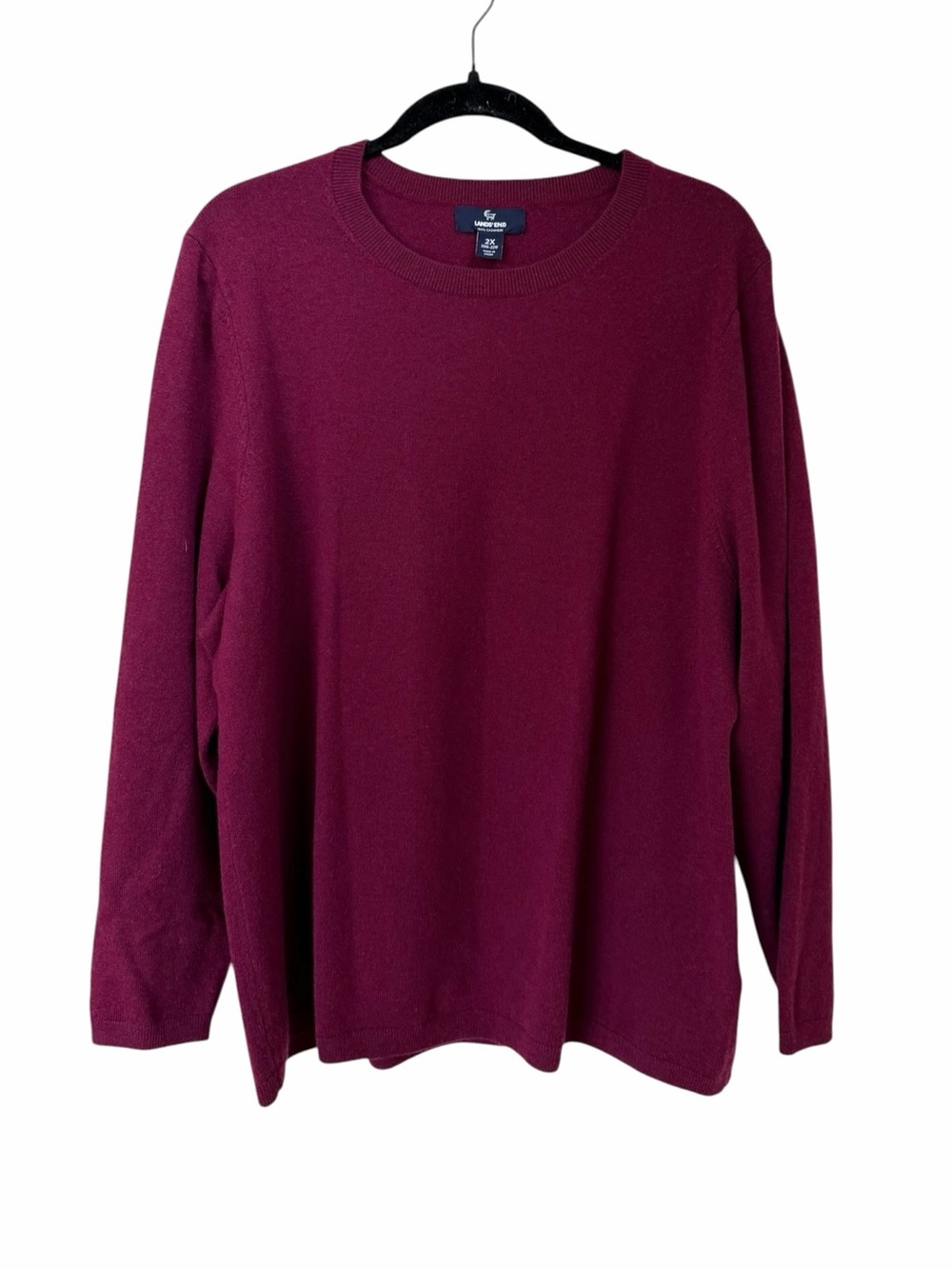 Lands End Cashmere Crew Neck Sweater
